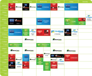 Just Move Timetable