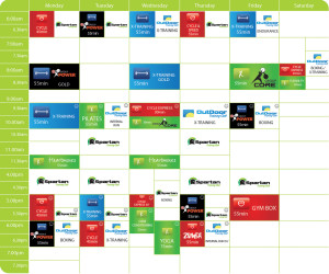 Just Move Timetable