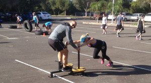 Group Session in the Carpark