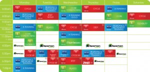 Group Exercise Timetable